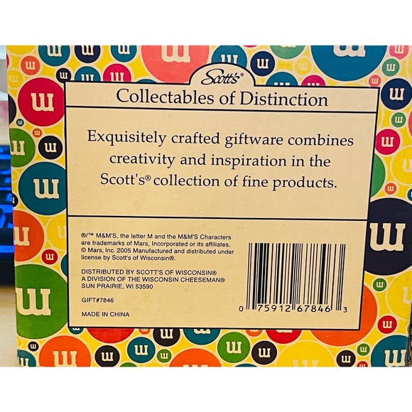 Scott's 2005 M&M's Brand Photo Picture Frame Gift #7846 Winter Holiday Ski Scene - Picture 3 of 3